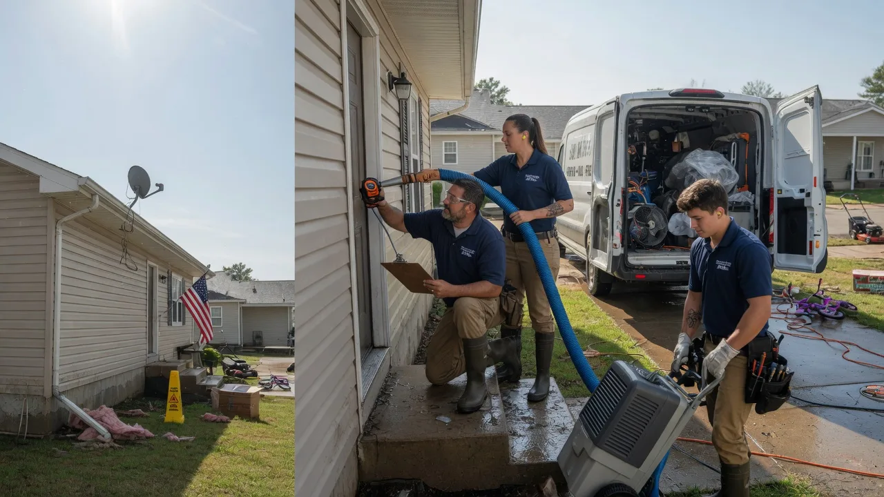Ceiling Water Damage Restoration in Van Buren, OH near me